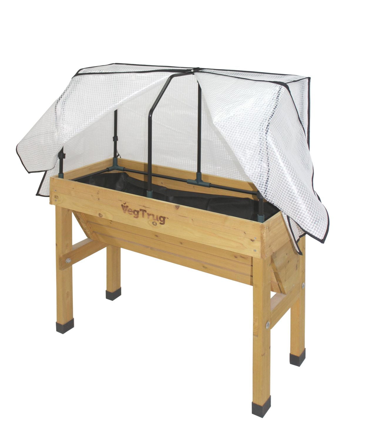 Frame and Greenhouse Cover for VegTrug Small Wall Hugger Raised Garden