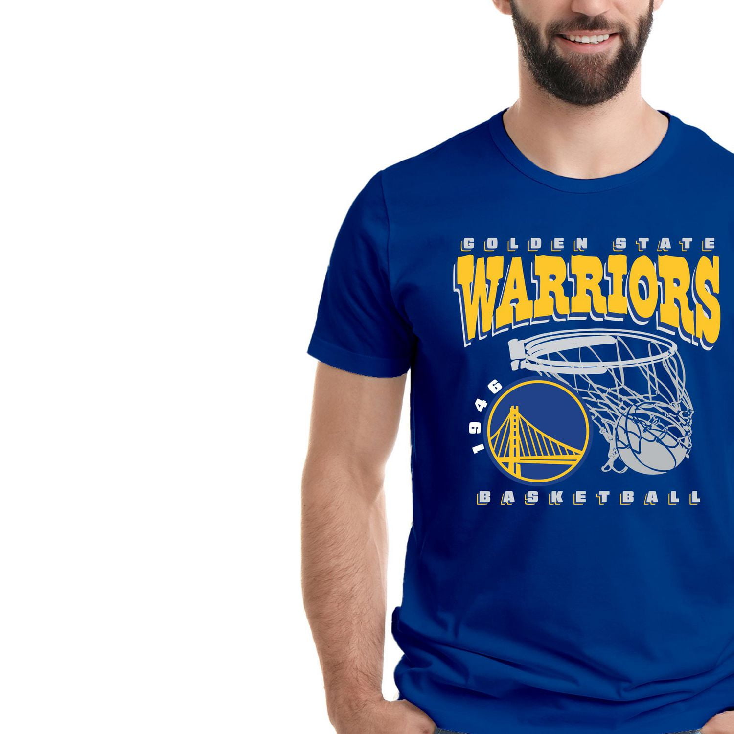 T-shirt à manches courtes NBA Golden State Warriors pour hommes *Exclusivité en ligne