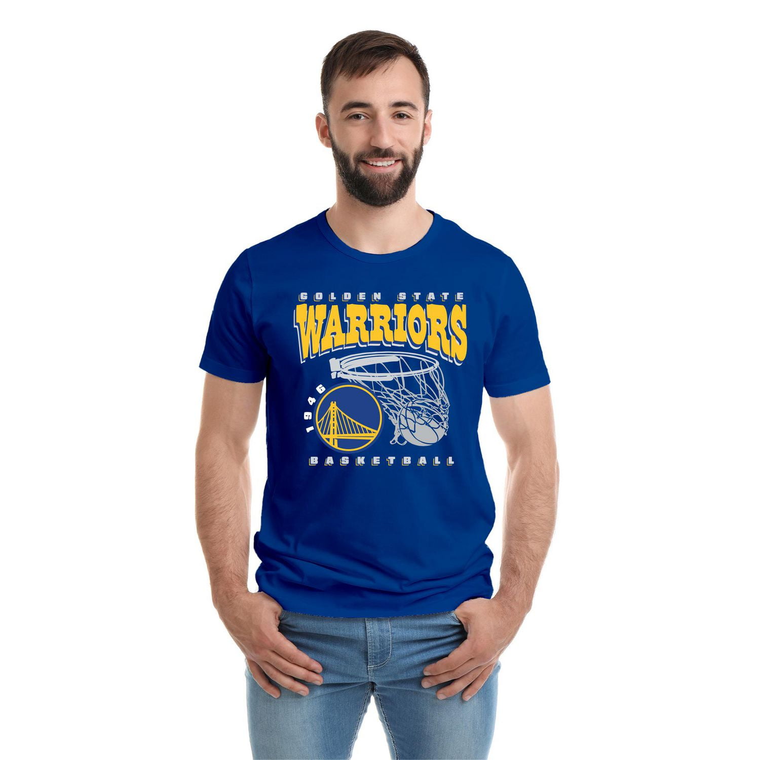 T-shirt à manches courtes NBA Golden State Warriors pour hommes *Exclusivité en ligne