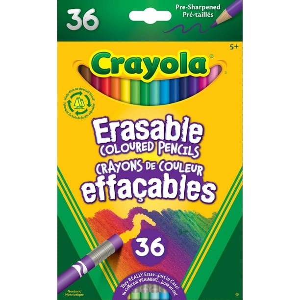 Crayola 36 Erasable Coloured Pencils - Walmart.ca