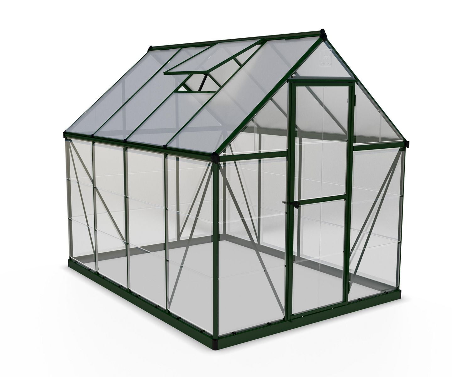 Palram Hybrid 6 ft. x 8 ft. Greenhouse Green Walmart Canada