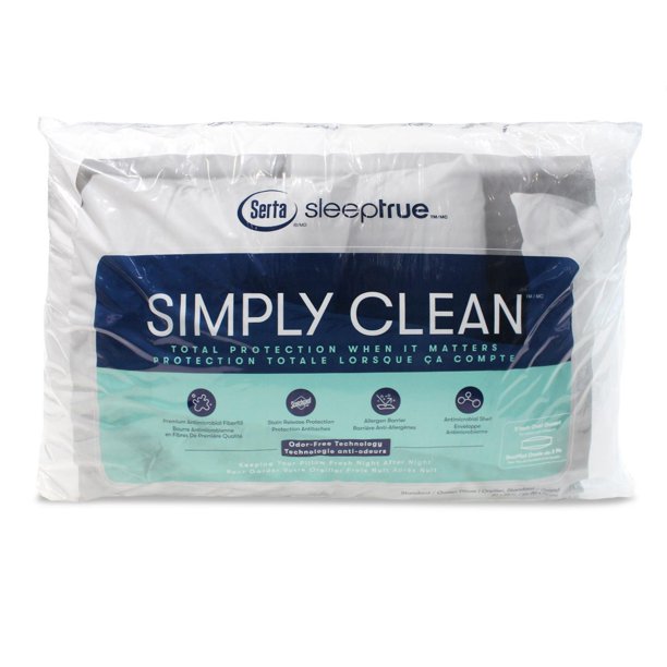 Serta Sleep True Simply Clean Pillow Walmart.ca