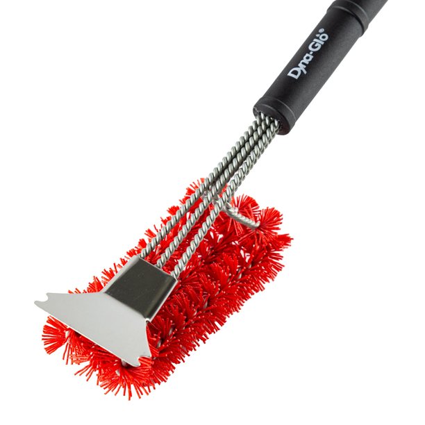 Expert Grill XL 2 sided BBQ Brush, Palmyra bristles for safe