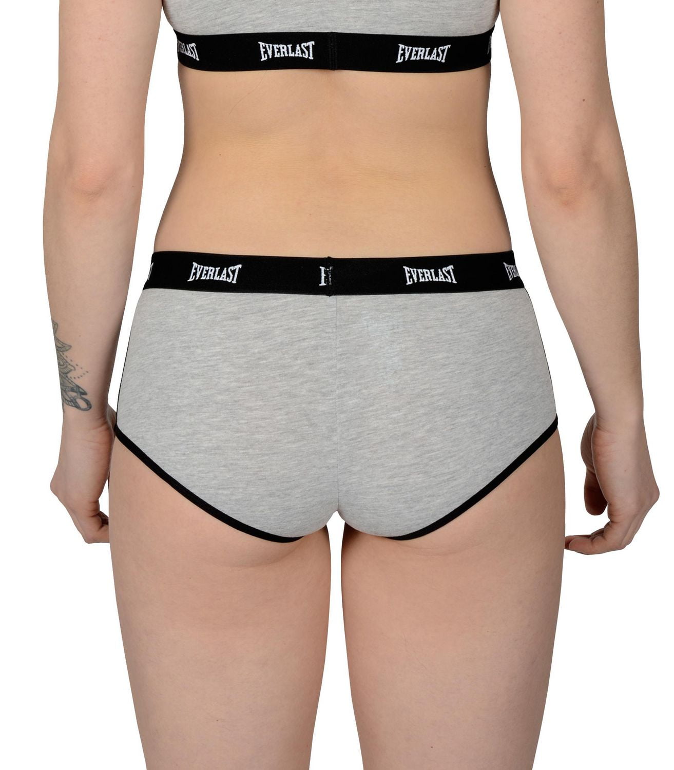 Everlast Womens Cotton Spandex Boy Shorts Underwear Comfortable Panties 4 Pack