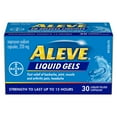 thumbnail image 1 of ALEVE Pain Relief Liquid Gels, Strength to Last up to 12 Hours, Naproxen Sodium 220mg, 1 of 10