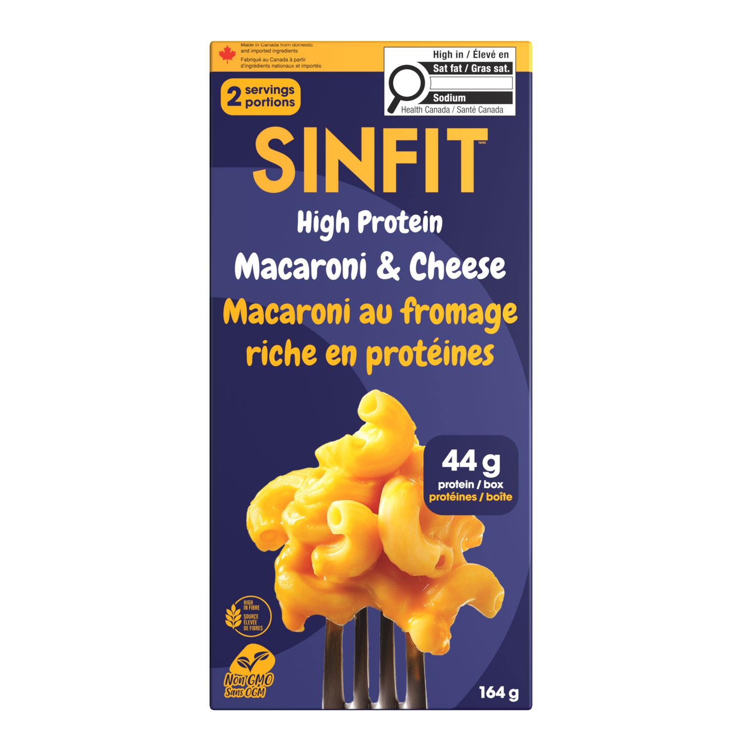 SinFit High Protein Macaroni & Cheese, Cheddar