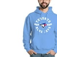 thumbnail image 3 of MLB Toronto Blue Jays Men's Circle Long Sleeve Hoodie *On-Line Exclusive, 3 of 5