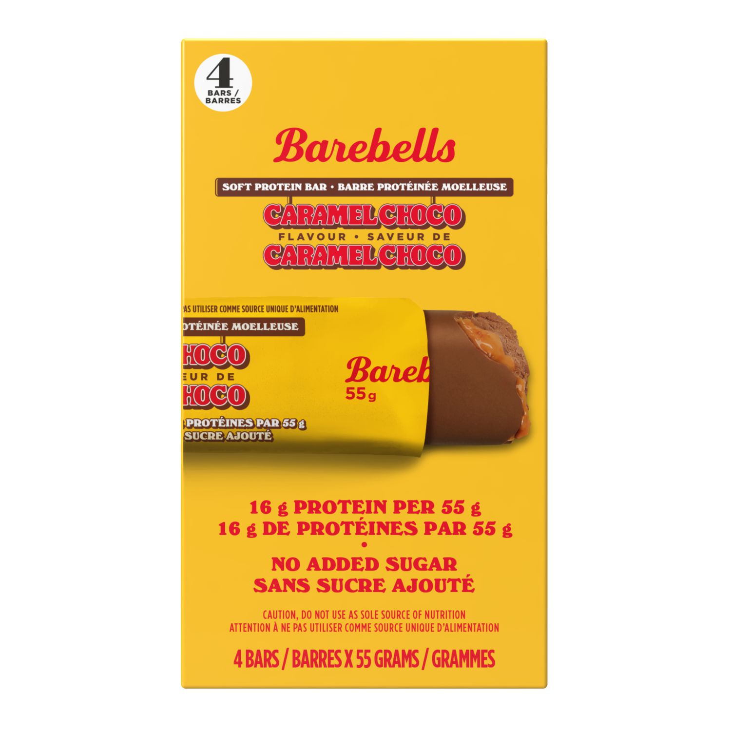Barebells Soft Protein Bar Caramel Choco , Count