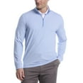 thumbnail image 1 of Pull Polo de Golf Homme Manches Longues Ben Hogan Performance Rayures Fines Chiné Léger, 1 of 5