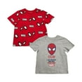 thumbnail image 1 of Marvel Toddler Boys 2 Piece Spider Web Head Top Set, 1 of 4