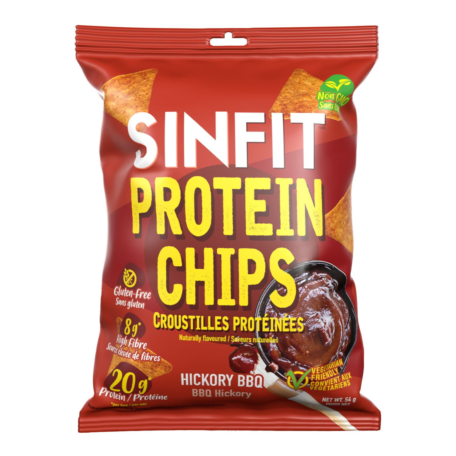 SinFit Protein Chips - Hickory BBQ