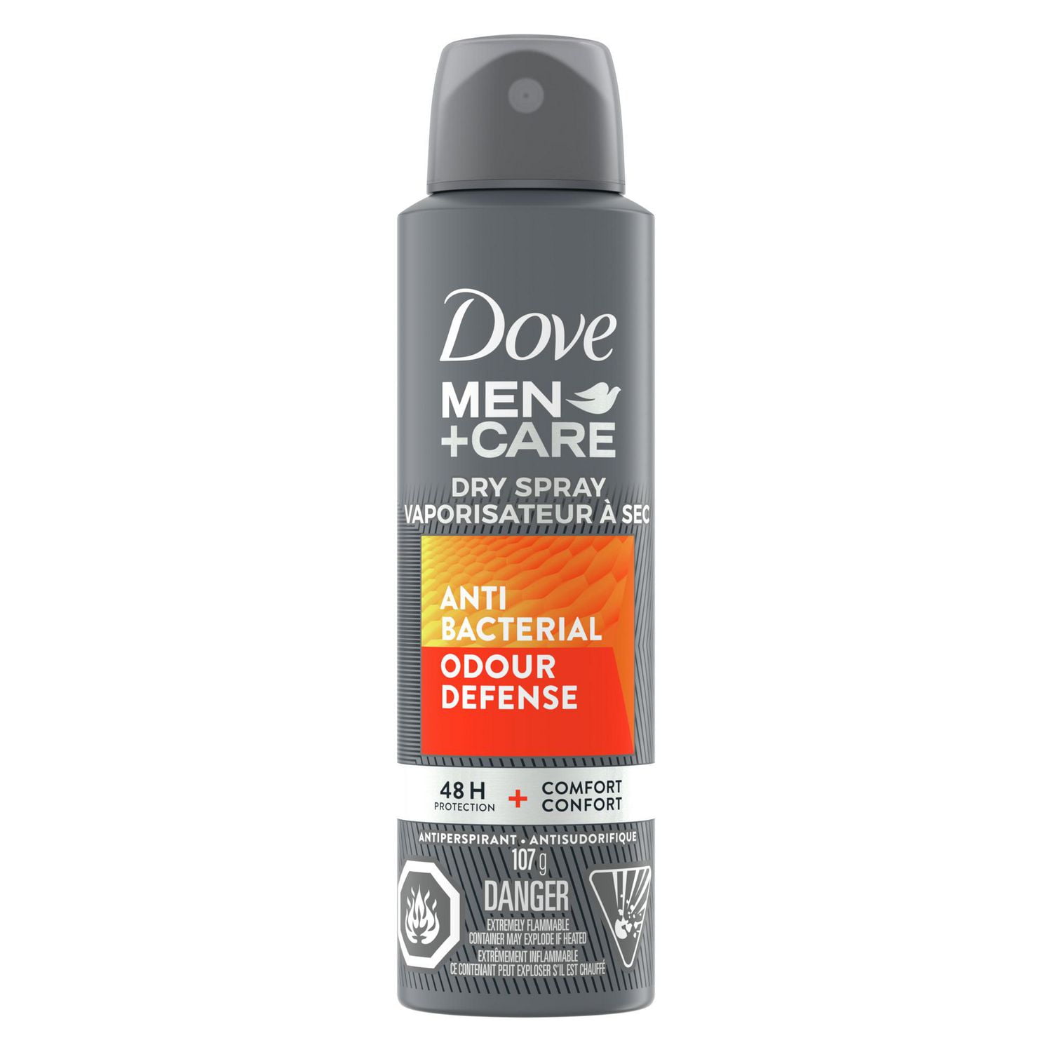 Dove Men+Care Antibacterial Odour Defense Dry Spray Antiperspirant