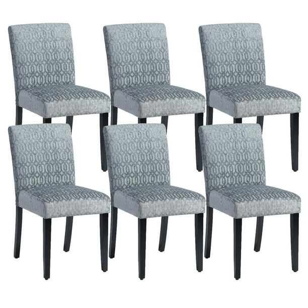 Homylin Dining Chairs Set of 6 Upholstered Dining Room Chairs Walmart.ca