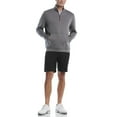 thumbnail image 4 of PGA Tour Course Essentials Men's Melange 1/4 Zip Golf Sweater, 4 of 5