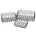 thumbnail image 1 of Truu Design, Ensemble de paniers de rangement, rond en câble, Noir, 1 of 6