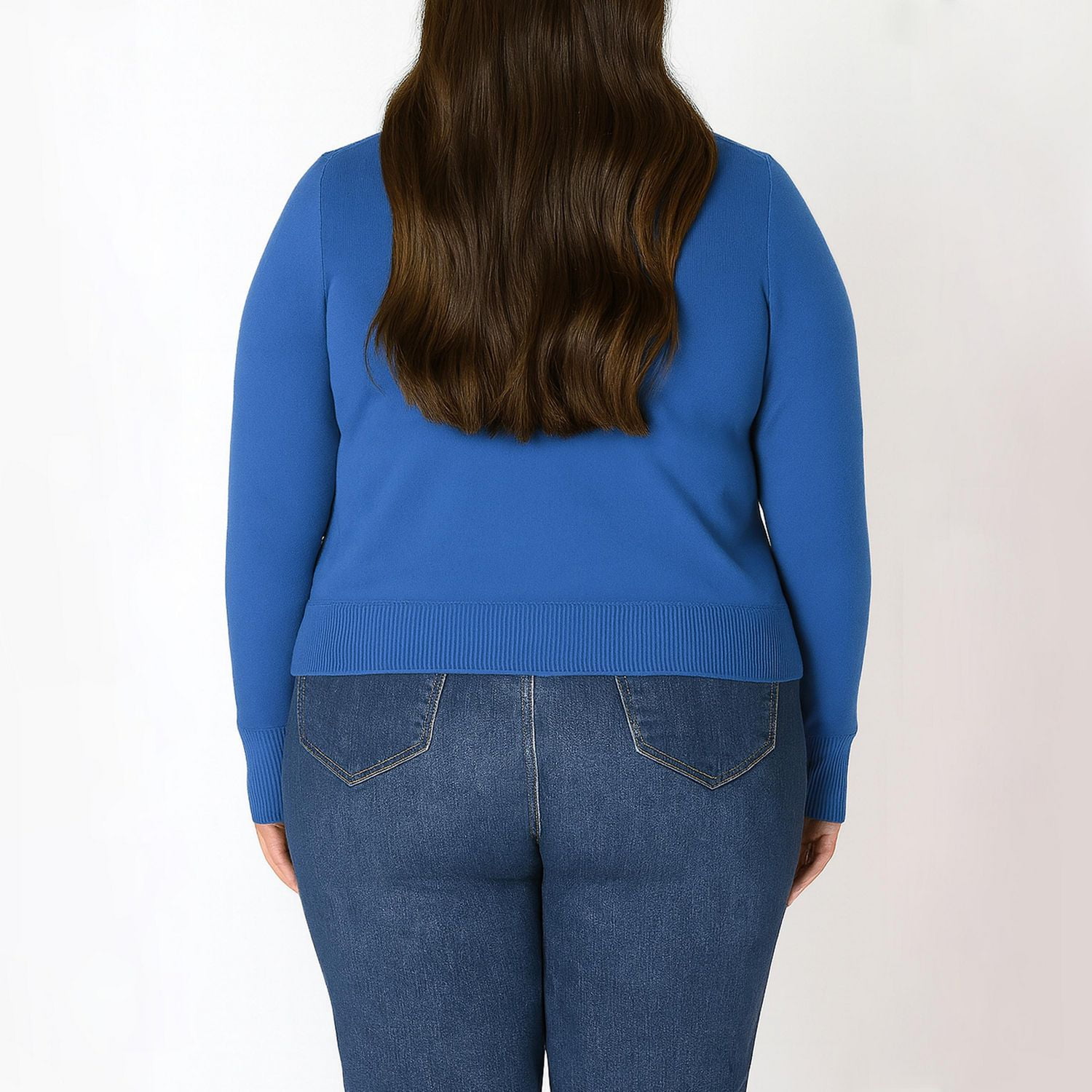 Devoted Long sleeve easy crewneck cardigan