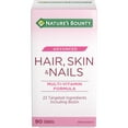 thumbnail image 1 of NATURE'S BOUNTY Hair, Skin & Nails Advanced, Maintains Structure Of Hair, Skin & Nails 90.0 count, 1 of 6