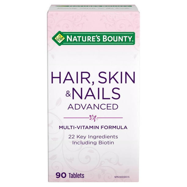 Nature's Bounty Cheveux, Peau et Ongles Avance 90 comprimés