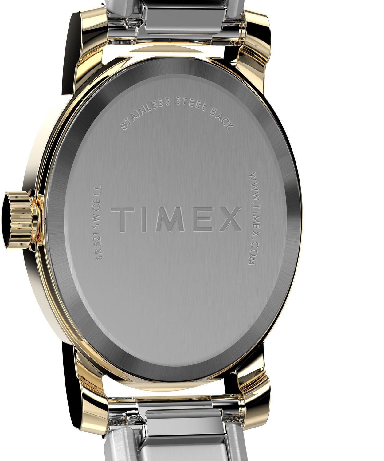 Montre TIMEX® Cavatina 18 mm avec bracelet extensible en acier inoxydable