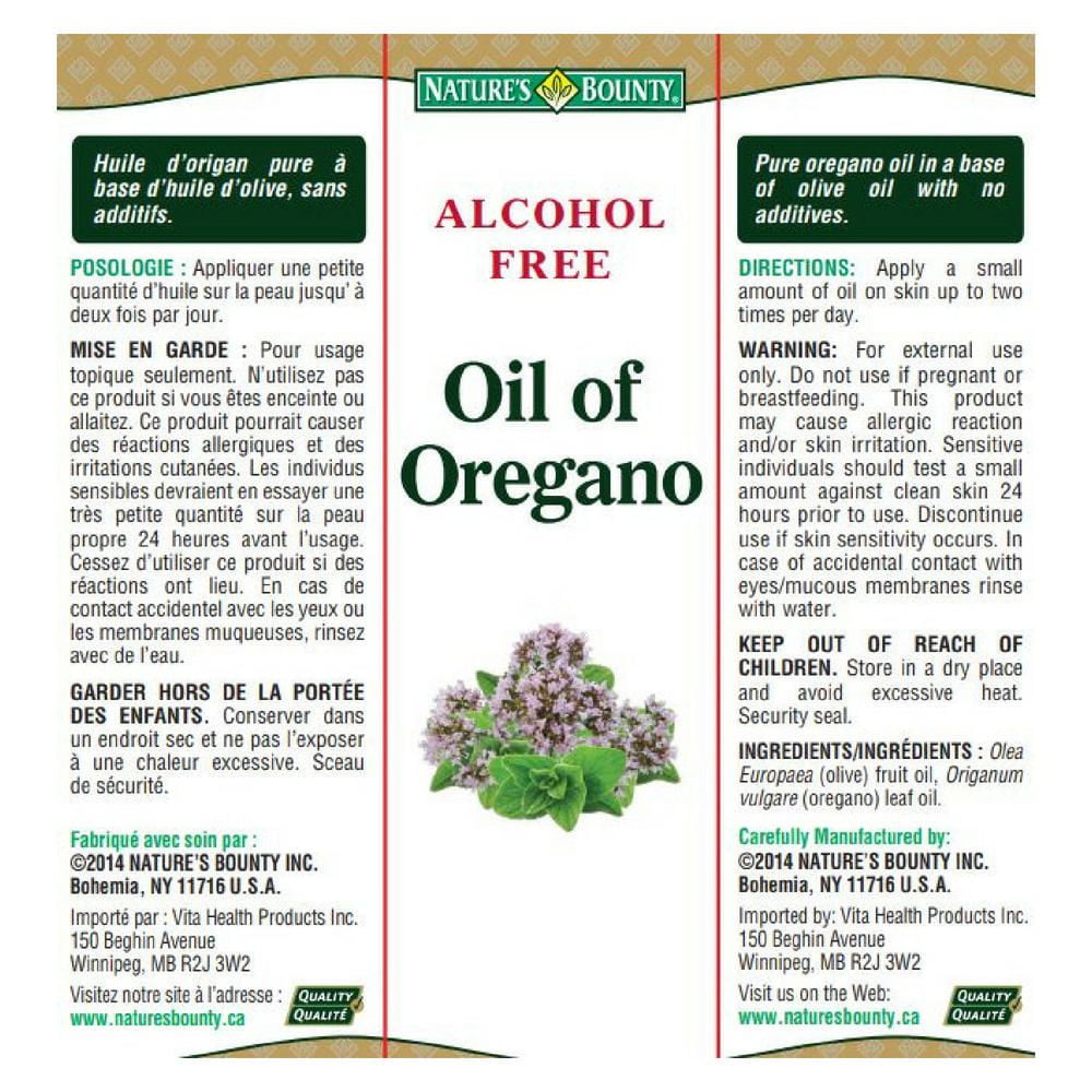Nature's Bounty Oil of Oregano
