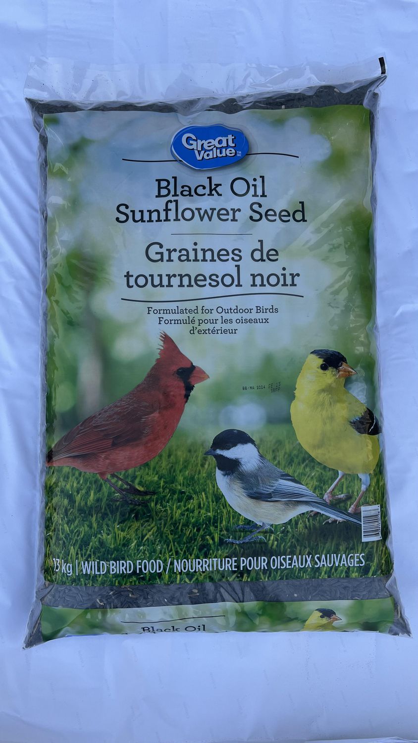 Nourriture pour oiseaux sauvages graines de tournesol noir Great