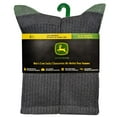 thumbnail image 2 of John Deere Mens 6pk Crew Socks; Core Workwear, 2 of 3