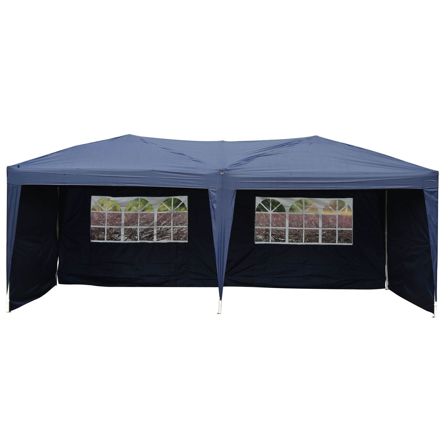 Outsunny 10’x20’ Pop up Party Tent with 4 Side Walls 