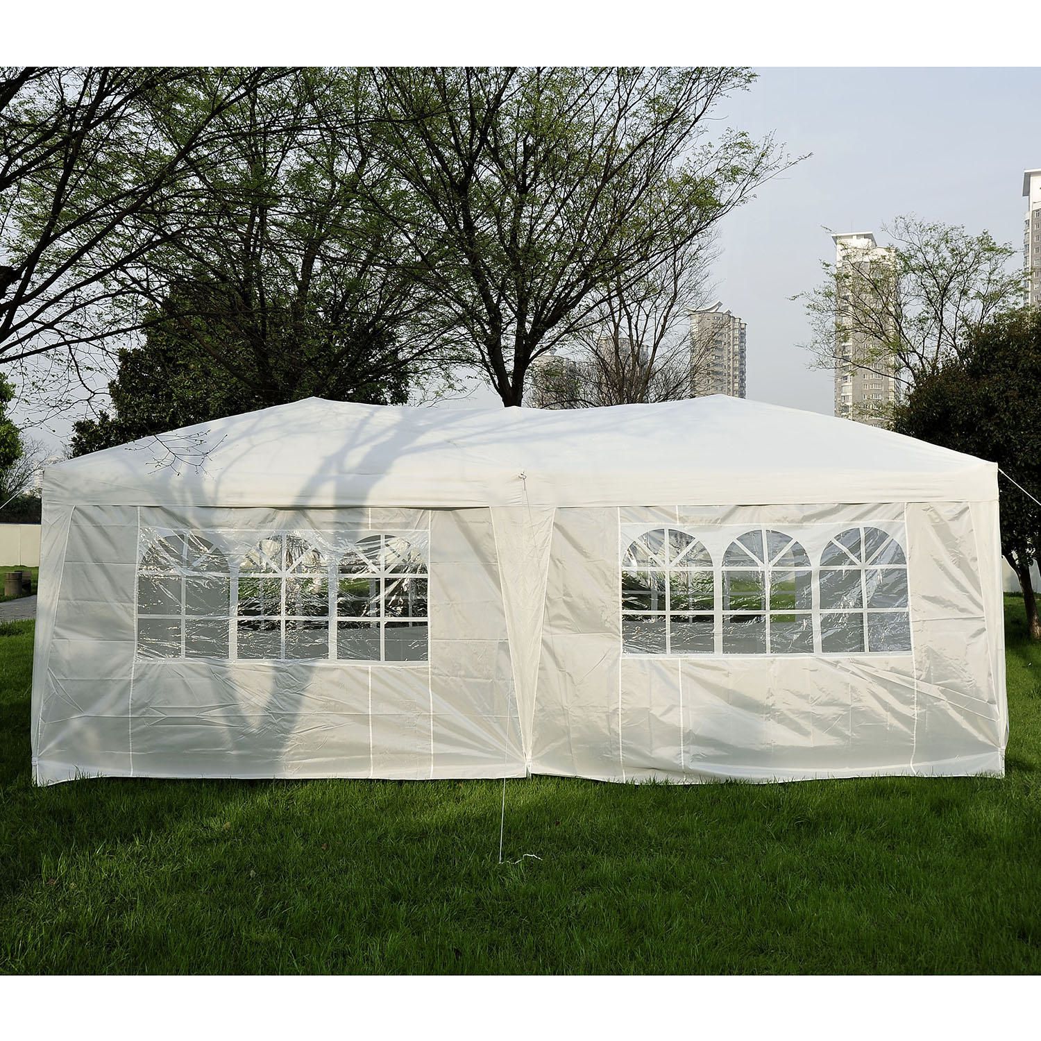 Outsunny 10’x20’ Folding Pop up Party Tent with 6 Sidewalls | Walmart ...
