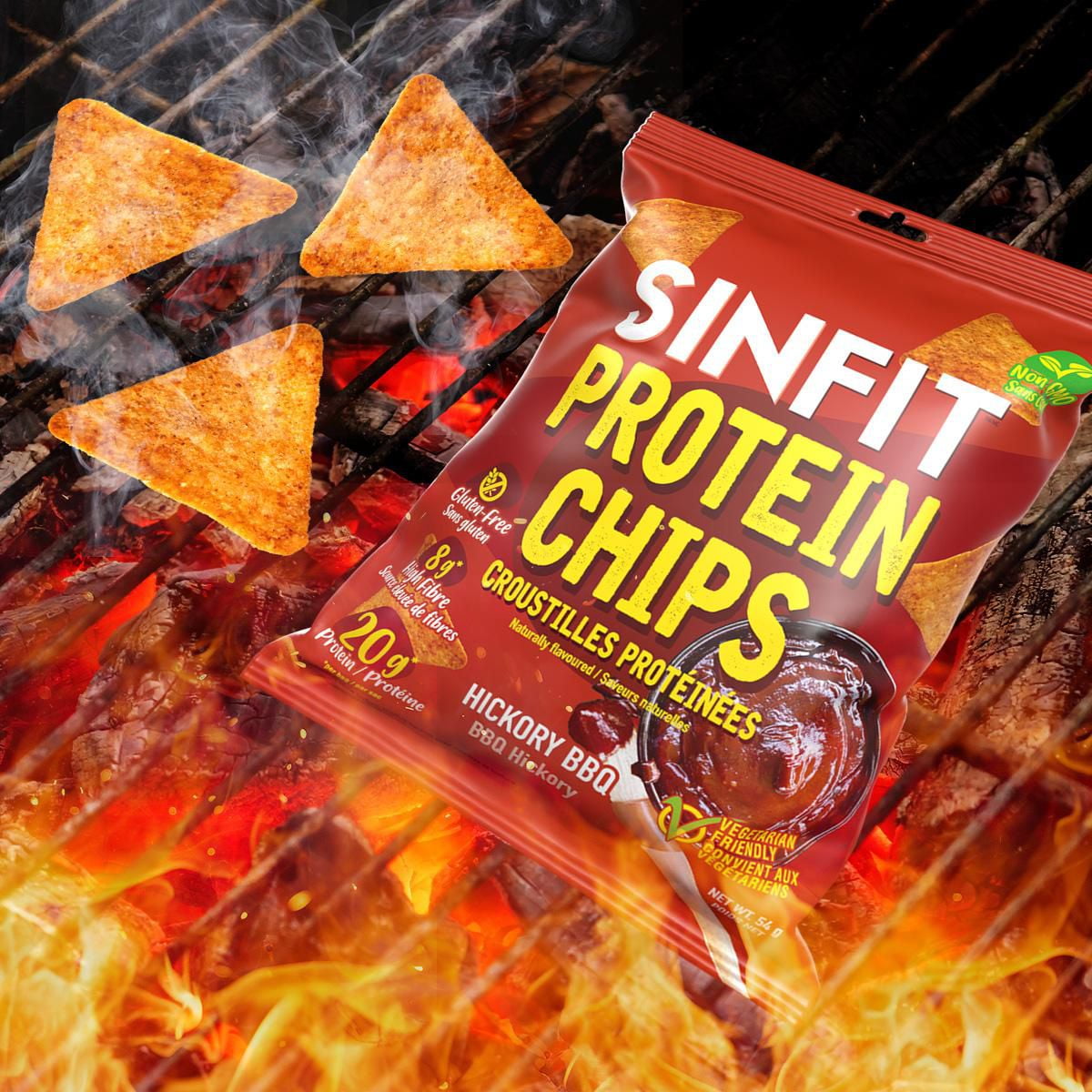 SinFit Protein Chips - Hickory BBQ
