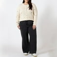 thumbnail image 2 of Devoted Embroidered Crewneck Cardigan, 2 of 3