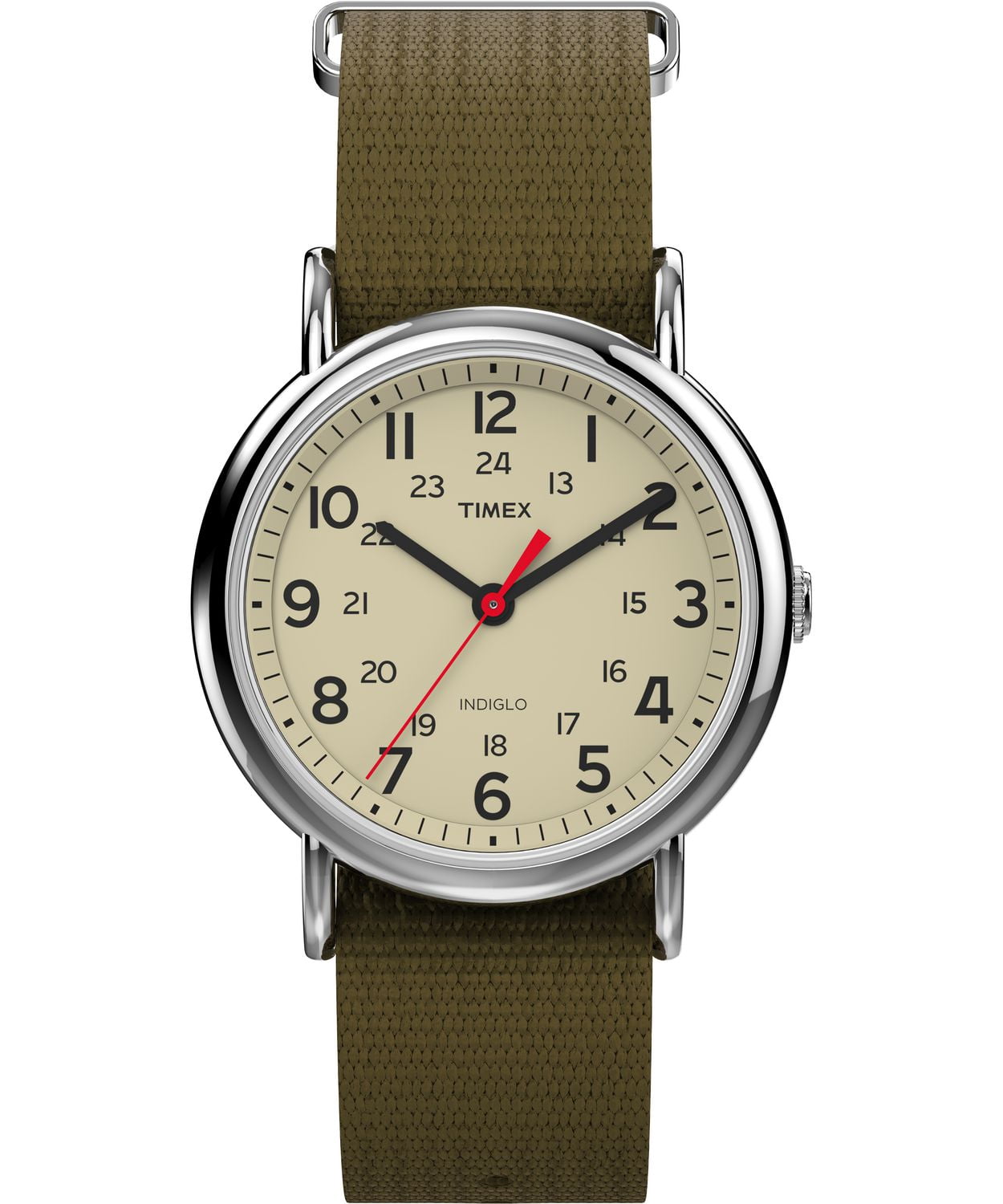 TIMEX® Weekender 38mm Fabric Strap Watch