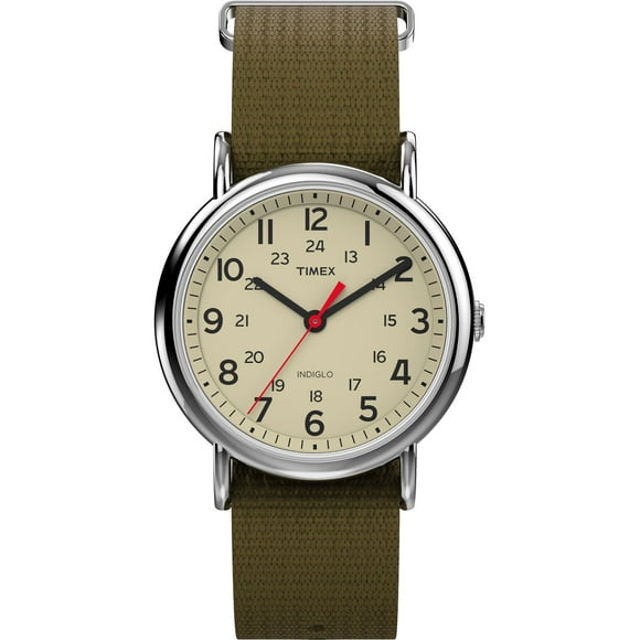 TIMEX® Weekender 38mm Fabric Strap Watch