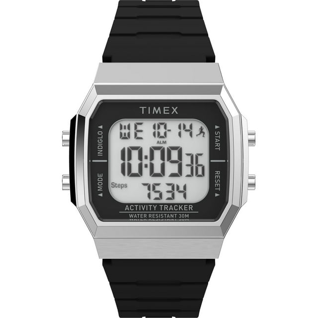 TIMEX® Activity Tracker 40mm Silicone Strap Watch