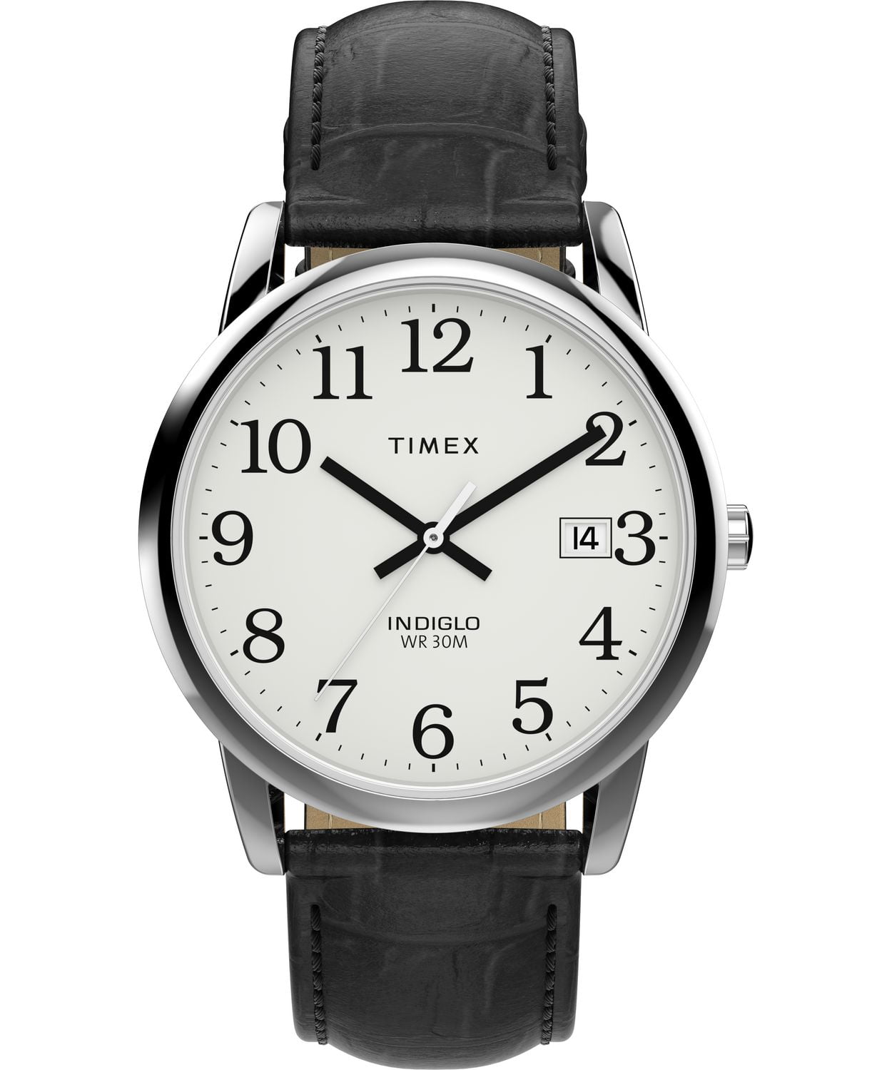 Montre TIMEX® Easy Reader® 35 mm avec bracelet en cuir