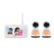VTech VM5255-2 Moniteur de bébé vidéo numérique à balayage panoramique de 5 po à 2 caméras avec veilleuse (Blanc) VM5255-2 – image 1 sur 9