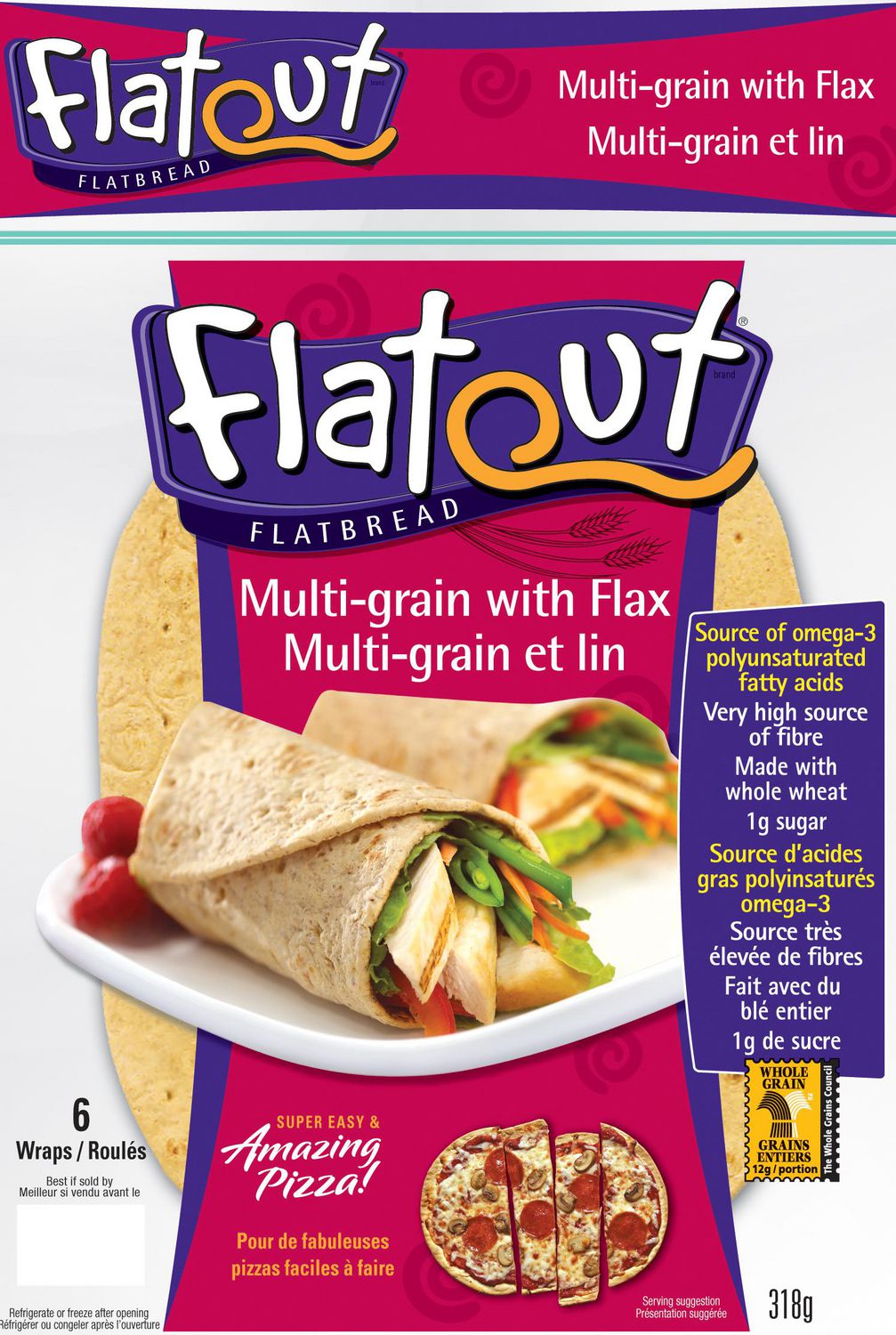 flatout flatbread multigrain with flax