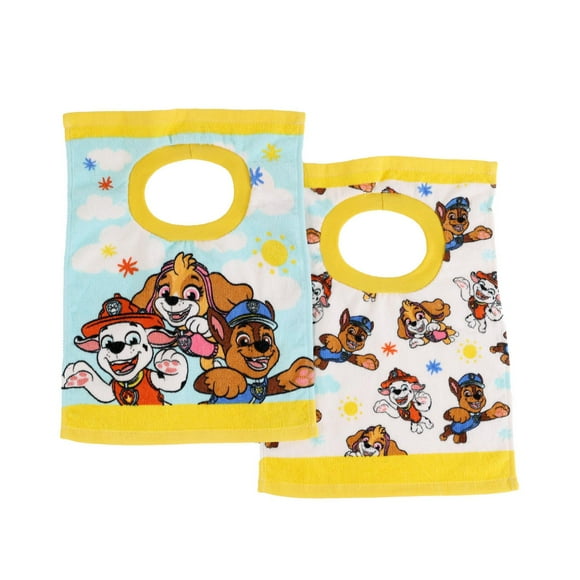 Paw Patrol Pullover Cotton Bibs, 2 Pack, Paw Patrol Pullover Cotton Bibs