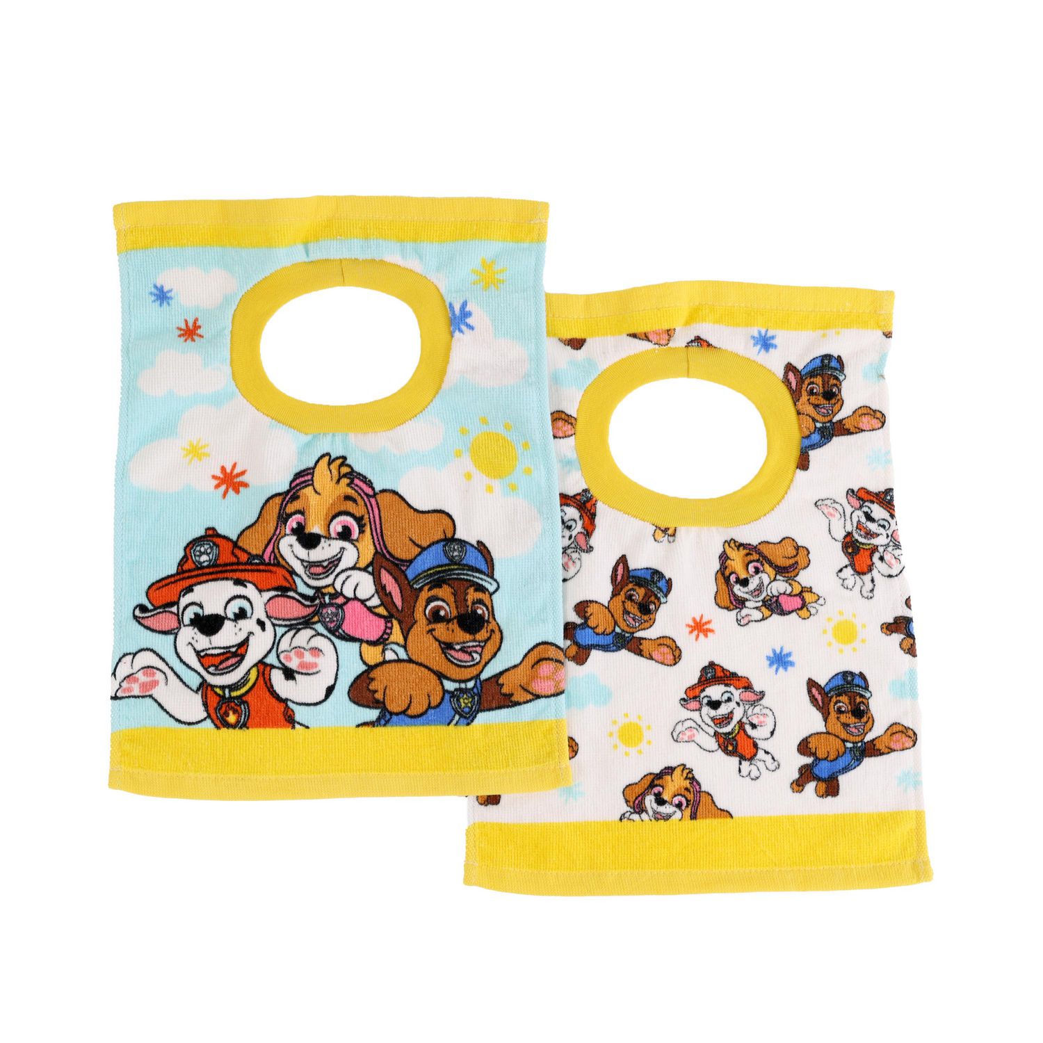 Paw Patrol Pullover Cotton Bibs, 2 Pack