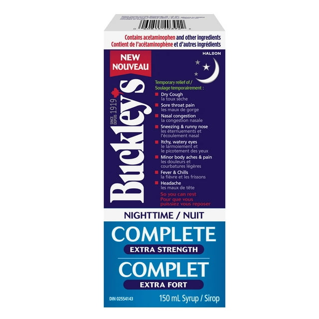 Buckley's Nighttime Complete Extra Strength Syrup, 150 ml