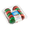 thumbnail image 1 of OREO Festive Coloured Creme Frosted Cookies, 1 of 5