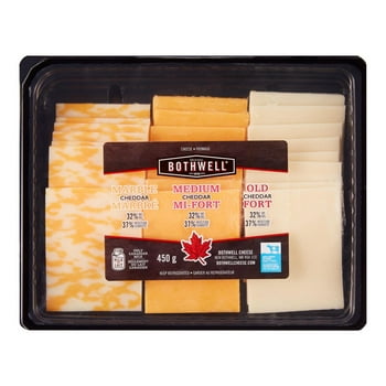Bothwell Variety Slice Pack - Marble, Medium and Old White Cheddar