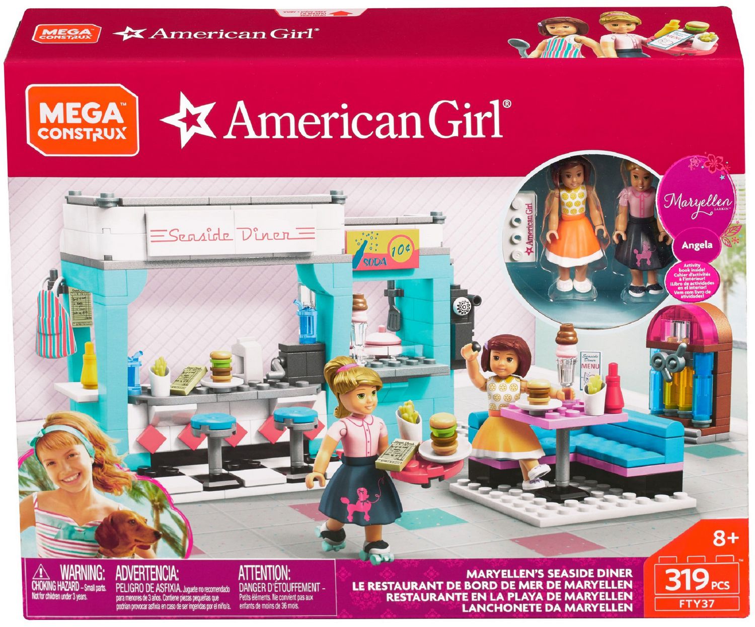 mega construx american girl maryellen's seaside diner