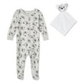 thumbnail image 1 of George Infants' Unisex Sleeper with Toy 2-Piece Set, 1 of 2