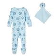thumbnail image 2 of George Baby Boys' Sleeper with Toy 2-Piece Set, 2 of 2