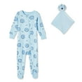 thumbnail image 1 of George Baby Boys' Sleeper with Toy 2-Piece Set, 1 of 2