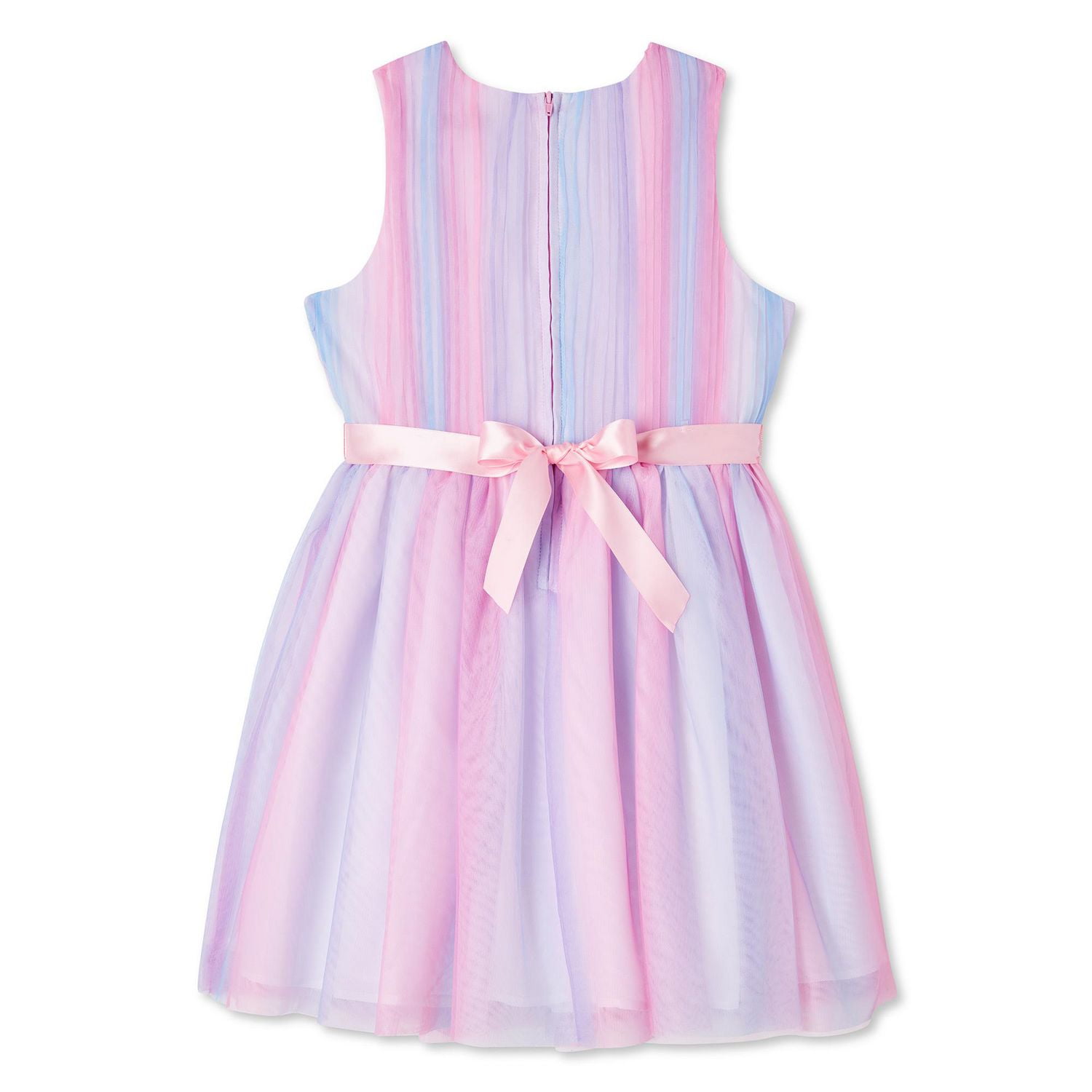 George Girls' Rainbow Mesh Dress