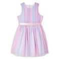 thumbnail image 1 of Robe en maille arc-en-ciel George pour filles, 1 of 2
