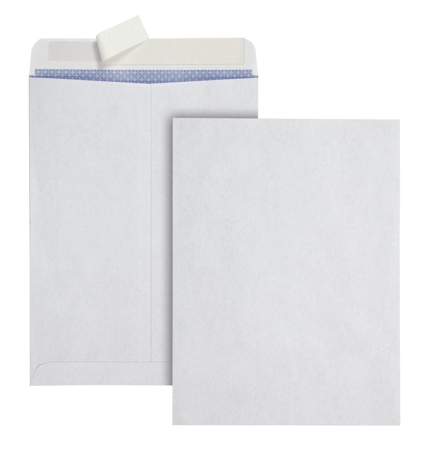 9x12 Catalog Peel & Seal Envelope, White, security tint Walmart Canada