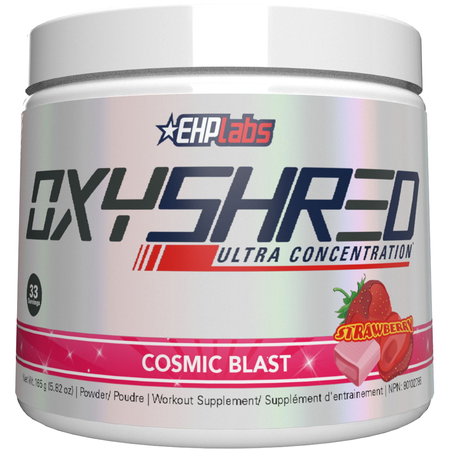 EHPLabs OxyShred – Thermogenic Pre-Workout Powder and Shredding Supplement, Cosmic Blast