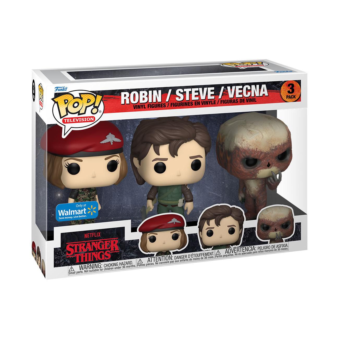 Funko Pop! TV: Stranger Things - 3 Pack Vinyl Figures (Walmart